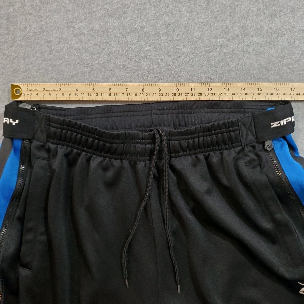 Dallas Mavericks Mavs Zipway Pants Black Blue Size XL Adjustable Waistband‎ - Picture 2 of 7